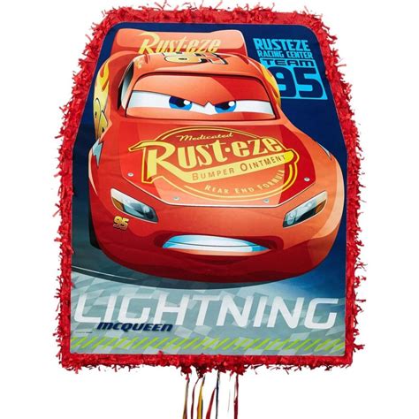 Pull String Cars 3 Lightning Mcqueen Pinata Cars Party Supplies Who Wants 2 Party