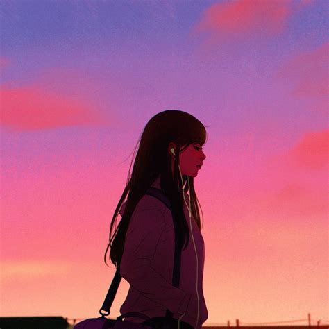 Lonely Anime Girl Wallpapers Hd Wallpaper For Desktop