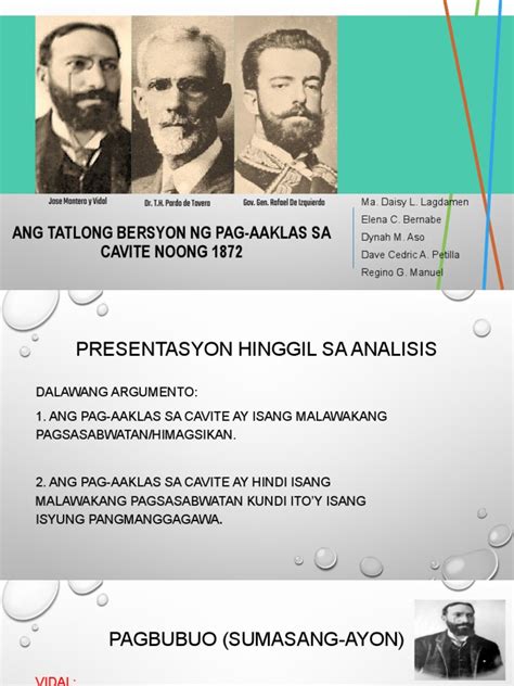 Pag Aaklas Sa Cavite Noong 1872 Powerpoint Presentation Pdf
