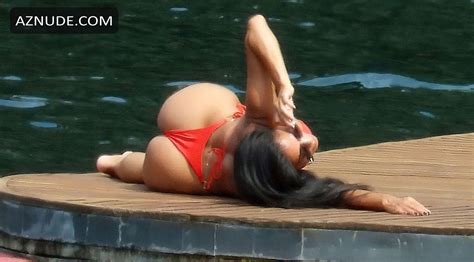 Nicole Scherzinger Sexy Seen In A Red Bikini While On Vacation In Italy Aznude