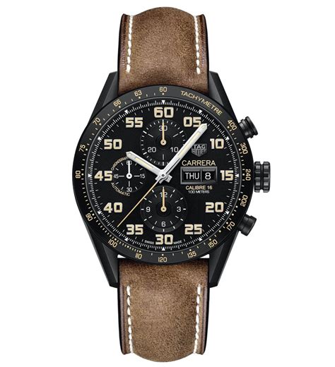 Trova l'orologio dei tuoi sogni a prezzi imbattibili. TAG Heuer - Carrera Calibre 16 Chronograph Black Titanium ...