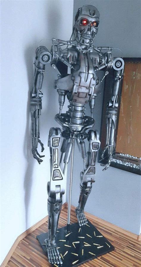 T2 Terminator T800 Endoskeleton 11 Lifesize Stl File Printable Movab