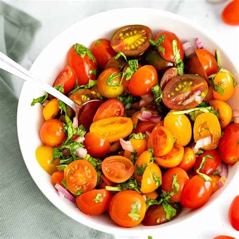 Tomato Basil Salad Vegan Whole30 Bites Of Wellness