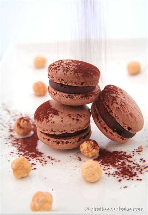 Chocolate And Hazelnut Macarons Recipe Food Processor Recipes