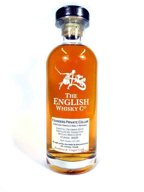 English Whisky Company Founders Private Cellar Bourbon And Virgin Oak