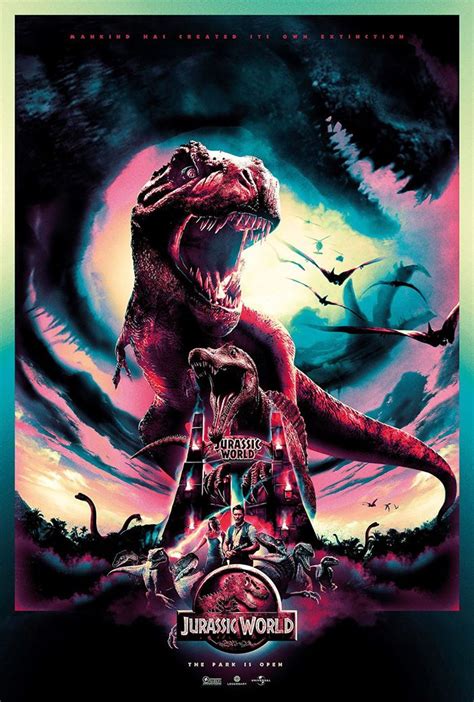 Jurassic World By Scott Woolston Movie Posters Jurassic World