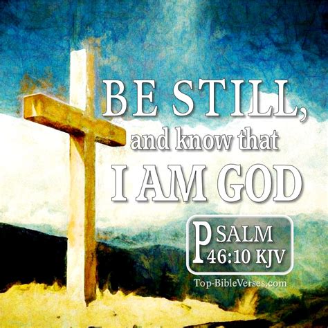Psalm 4610 Kjv Images Be Still And Know That I Am God