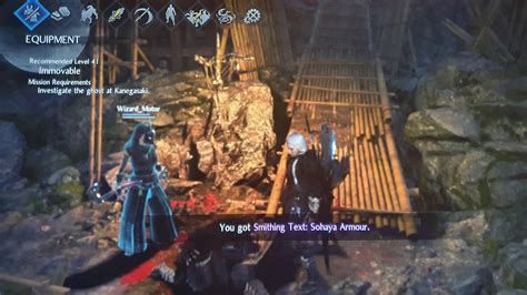 Maybe you would like to learn more about one of these? Smithing text Sohaya Armour location! (Medium one) : Nioh