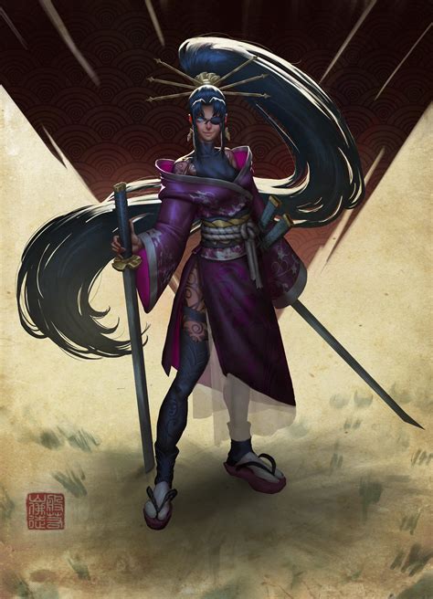 Oc Sakura The Wandering Samurai Dungeonsanddragons