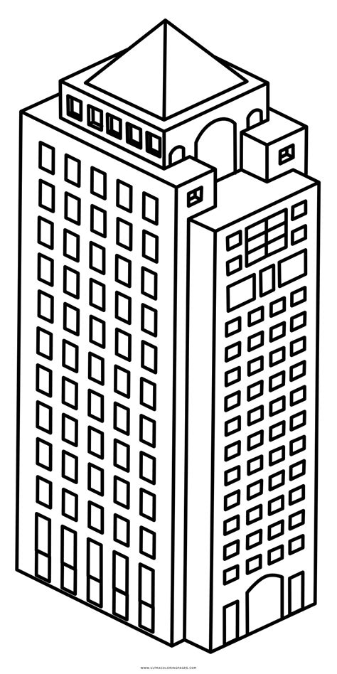 Skyscraper Coloring Page Coloring Pages