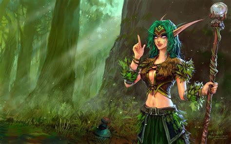 World Of Warcraft Warcraft Night Elf