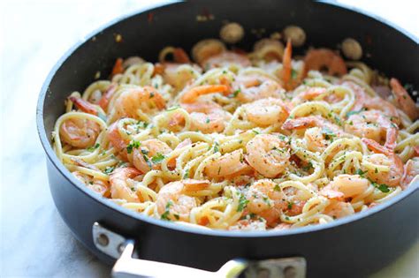 Shrimp Scampi With Angel Hair Damn Delicious