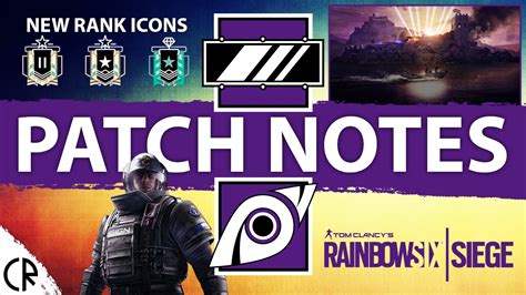 Patch Notes Velvet Shell Tom Clancys Rainbow Six Siege R6 Why Is