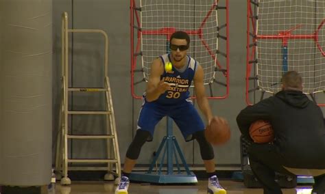 Watch Steph Curry Complete The Most Insane Ball Handling Drill For The Win