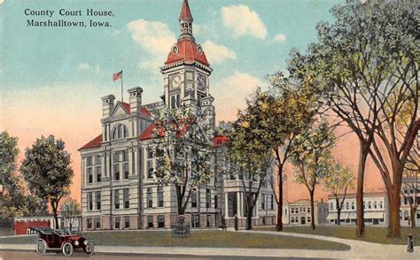 Marshalltown Iowa Court House Antique Postcard J54992 Ebay