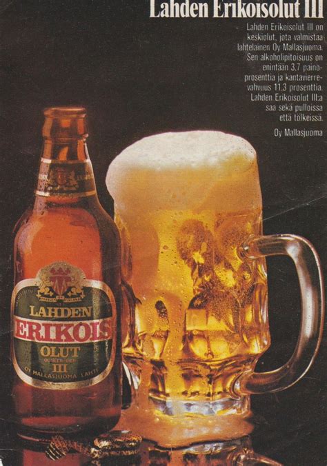 Old Commercials Good Old Times Old Ads Beer Mug Finland Nostalgia