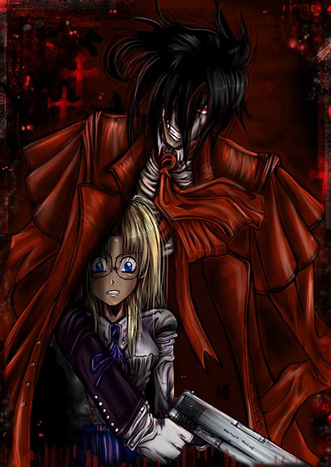 Alucard And Integra By Papercake On Deviantart
