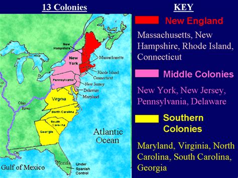 13 Colonias Historia De Estados Unidos