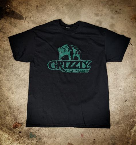 Grizzly Dip Snuff Tobacco T Shirt Black All Sizes Etsy Canada