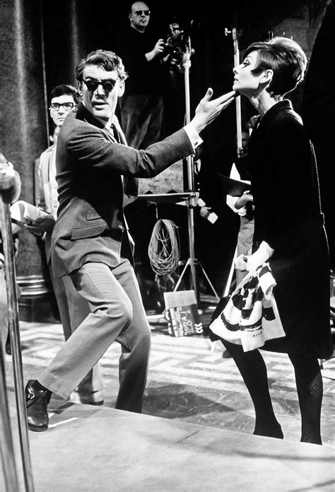 Audrey Hepburn And Peter Otoole On The Set Of Peter Otoole Audrey