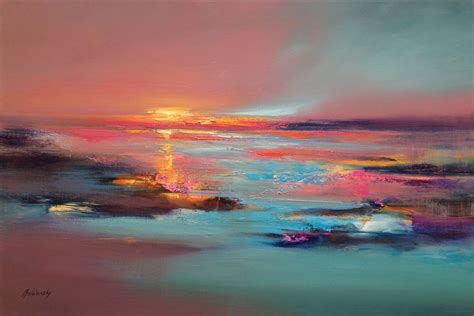Silent Talks 60 X 90 Cm Abstract Landscape Oil Painting