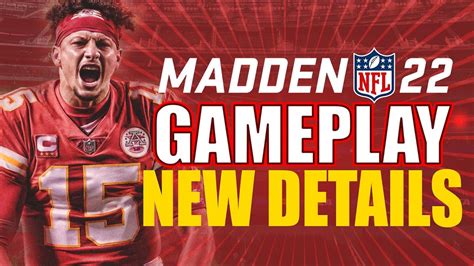 Madden Nfl 22 Gameplay New Details Revealed Youtube
