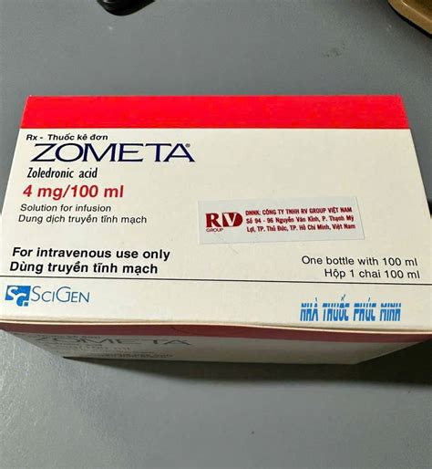 Thuốc Zometa 4mg100ml Zoledronic Acid Mua ở đâu Giá Bao Nhiêu