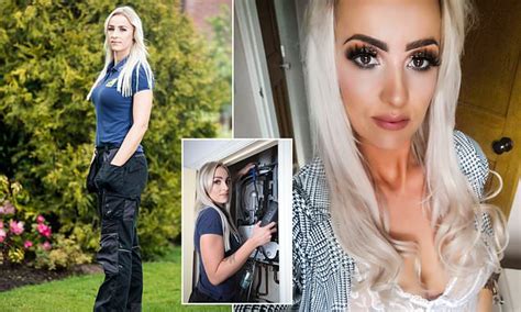 Stunning Mother Of One Is Dubbed UK S Sexiest Plumber Daily Mail Online