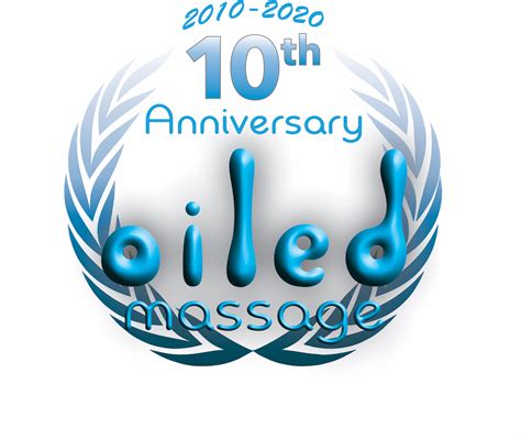 Oiled Massage Logo Anniversary Blue Copy Oiled Massage Cairns