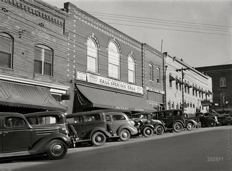 November 1939 Main Street In South Boston Halifax County Virginia