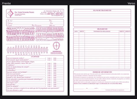 Ficha De Anamnese Dentista