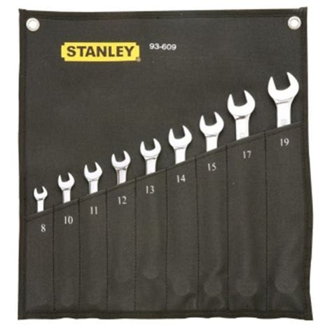 Stanley 9pc Long Combination Wrench Set 8 19mm Model 93 609 22