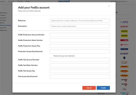 How Do I Connect My Fedex Account To The Test Environment Easypost