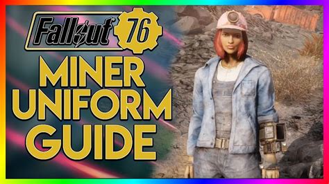 Fallout 76 Rare Outfit Guide Miner Uniform Youtube