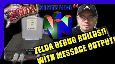 BTC 7 N64 Zelda Debug ROMs Running On My IS VIEWER64 Dev Cart