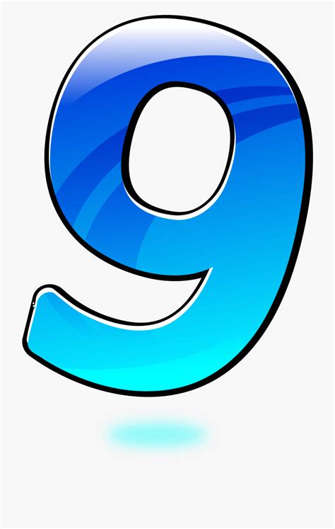 Glossy Number Nine Image Png Ⓒ 9 Clipart Transparent Cartoon Free