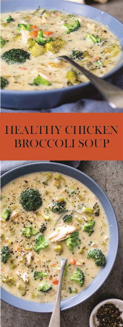 Easy Healthy Chicken Broccoli Soup Recipe Spesial Food