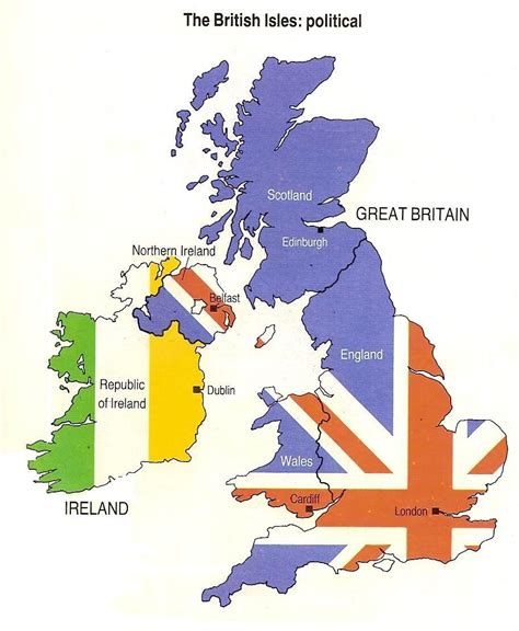 United Kingdom And Ireland Great Britain Map Of Great Britain