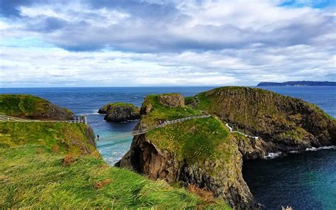 Beautiful Coastal Scenery And Carrick A Rede Rope Bridge In Ballintoy