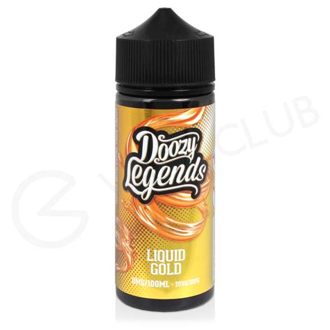 Liquid Gold Shortfill By Doozy Legends 100ml 2 For £25 Deal