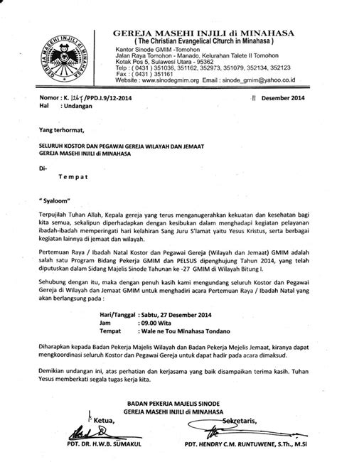 Hal yang membedakan karena keduanya memiliki struktur yang berbeda dan untuk keperluan yang tidak. Undangan, Ibadah Natal Kostor dan Pegawai Gereja | GMIM ...