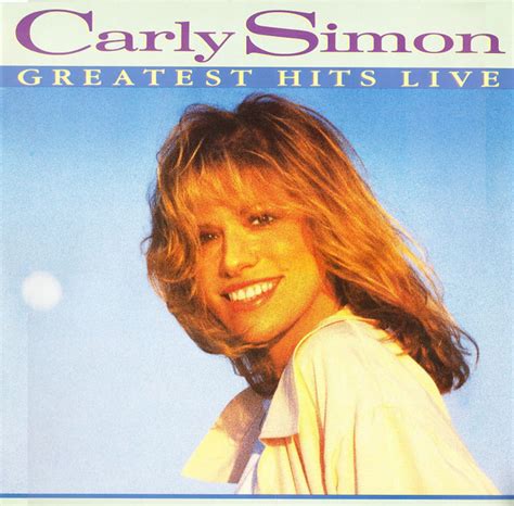 Carly Simon Greatest Hits Live 1988 Vinyl Discogs