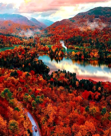 Fall In Vermont 🍁🍁🍁 Picture By Kjp Autumn Scenery Vermont Fall