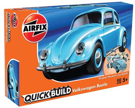 Airfix 124 Scale Car Plastic Model Kit Quick Build Volkswagen Beetle
