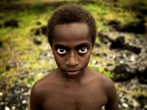 Boy With Big Eyes Ambrym Island Vanuatu People With Big Eyes People