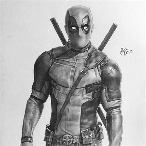 Deadpool Pencil Art Vlrengbr