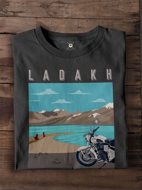 Leh Ladakh Sketches Of India Graphic T Shirt For Men Bombay Trooper