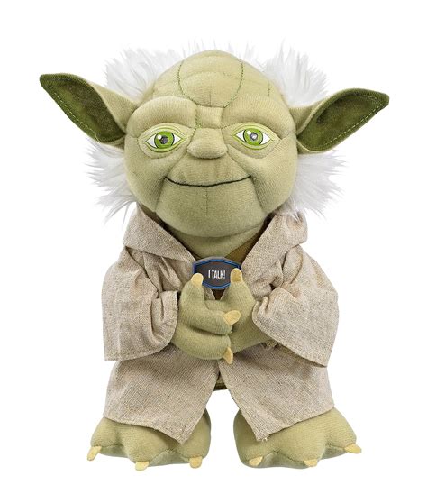 Star Wars 9 Talking Plush Yoda Amazonfr Jeux Et Jouets