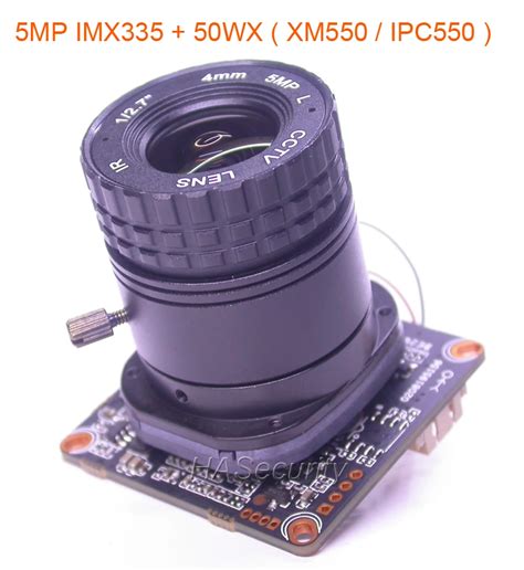 5mp Fisheye Lens H265 H264 128 Sony Starvis Imx335 Cmos
