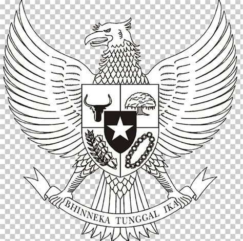 National Emblem Of Indonesia Garuda Pancasila Symbol Png Clipart Area